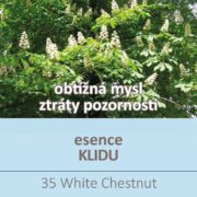Bachova květová esence 35 – White Chestnut